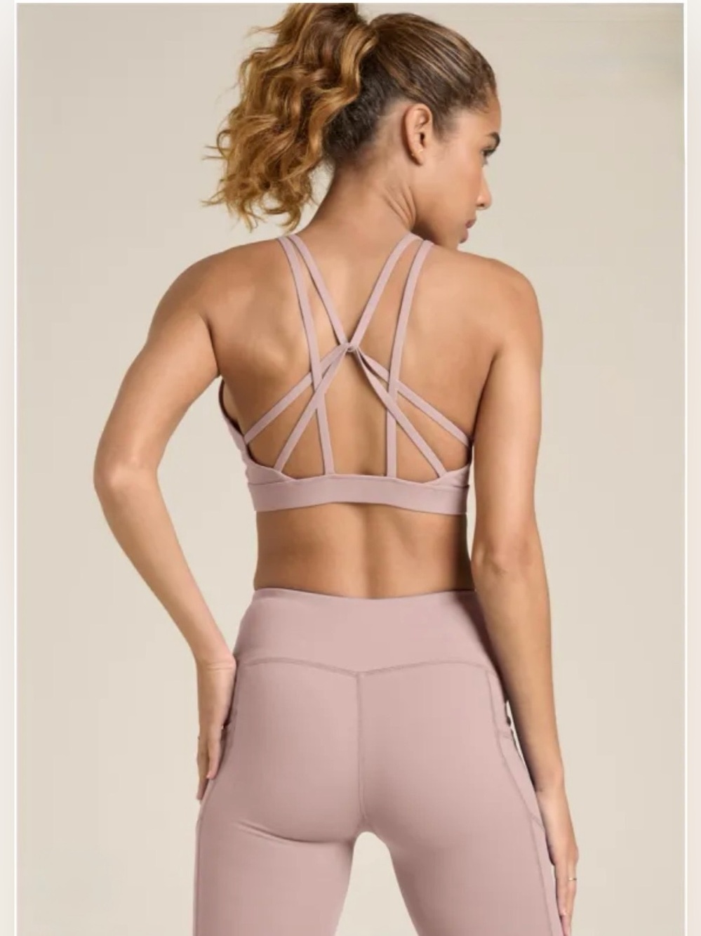 VENUS Black Strappy Back Sports Bra - NWOTs